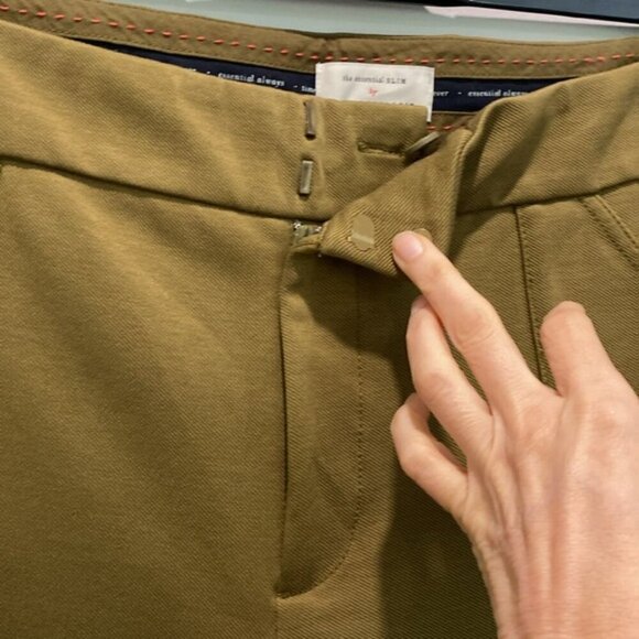 Anthropologie Green Cargo Pants Size 12 - Picture 7 of 16